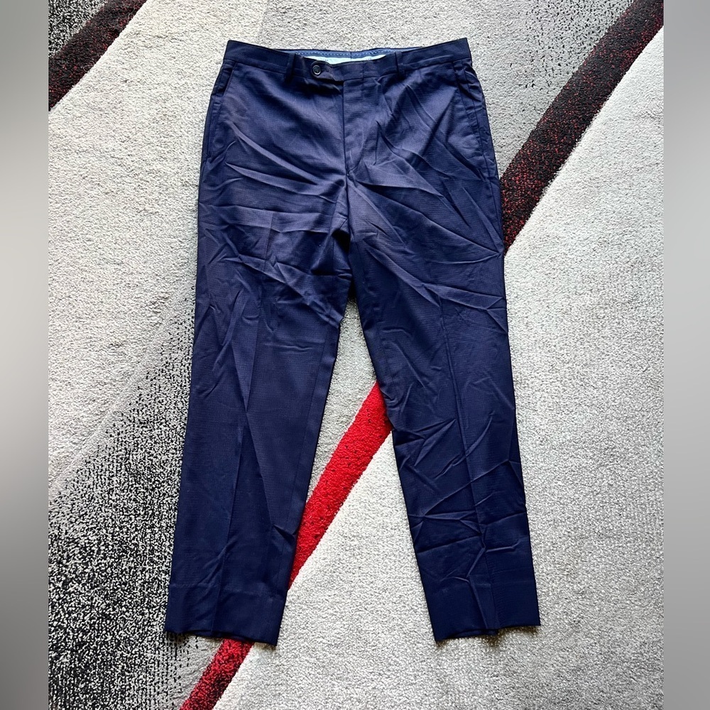 Peter Millar Minimalist Office Wool Dress Pants